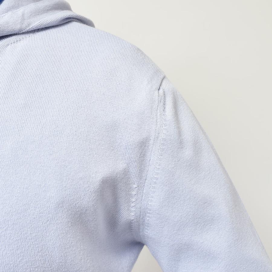 Settefili Cashmere セッテフィーリ カシミア コットン ジップアップ ニットパーカー_5