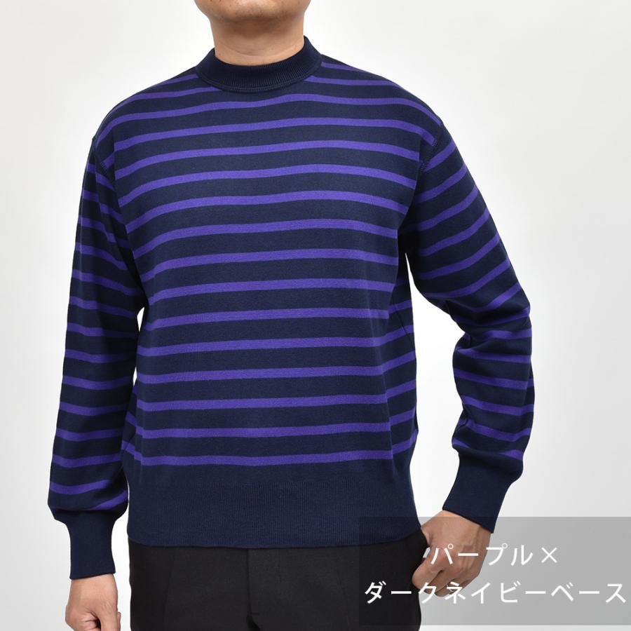 ROYAL MER ロワイヤルメール ADAMA コットン ミドルゲージ ボーダー