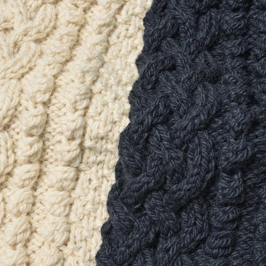 INVERALLAN インバーアラン 4A GOLFER CARDIGAN アランニット ノーカラー カーディガンの画像