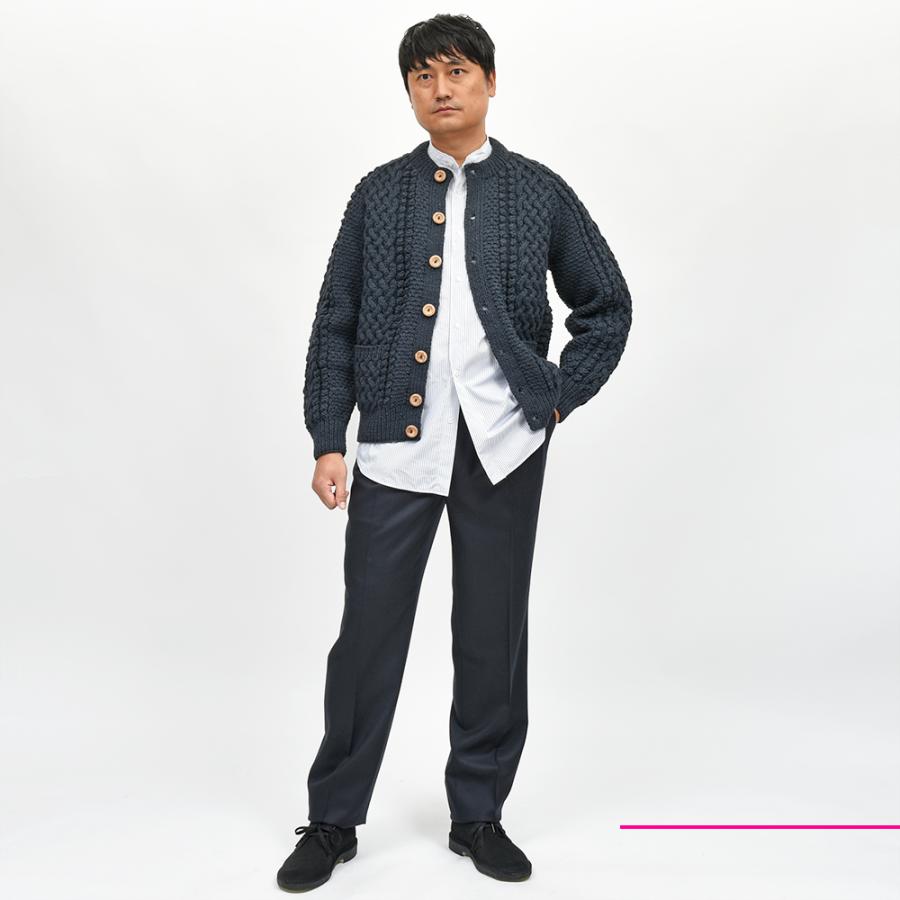 INVERALLAN インバーアラン 4A GOLFER CARDIGAN アランニット ノー