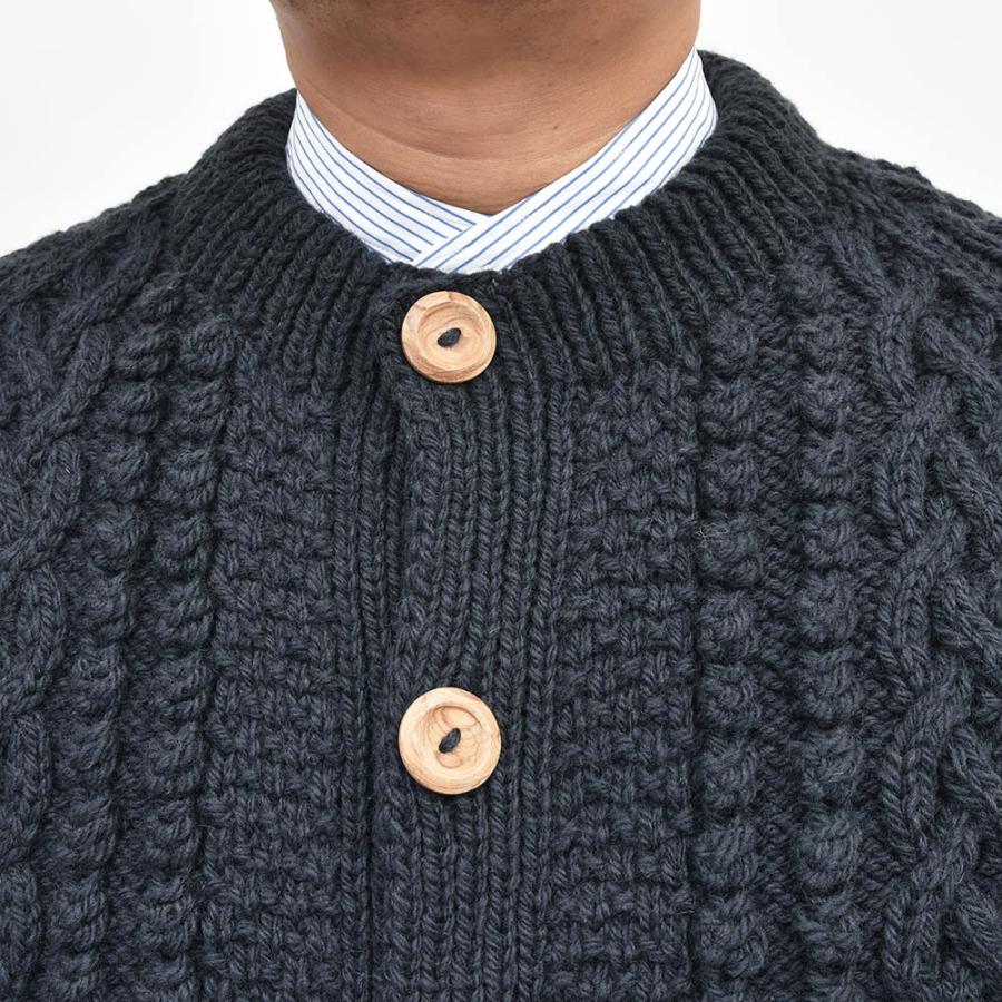INVERALLAN インバーアラン 4A GOLFER CARDIGAN アランニット ノー