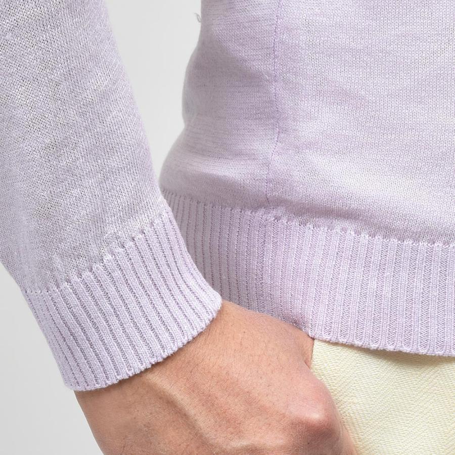 Settefili Cashmere セッテフィーリ カシミア リネン コットン ショールカラー ハイゲージ ニットカーディガンの画像