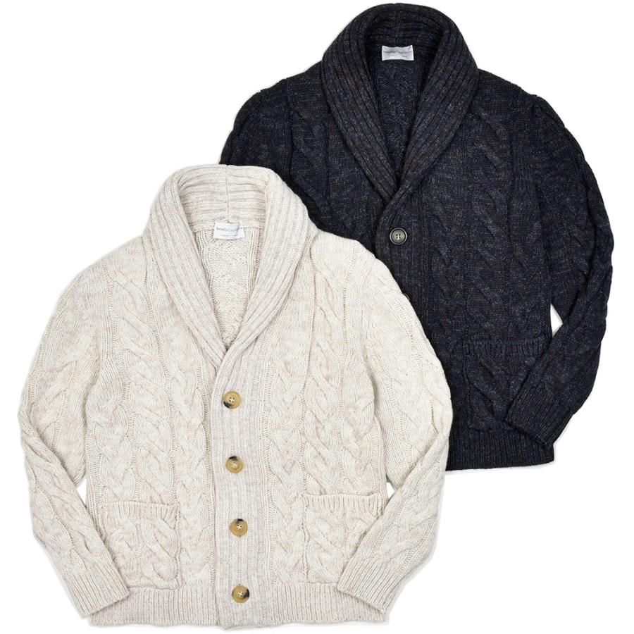 セッテフィーリカシミア ショールカラー カーディガン 46 xs Settefili Cashmere（セッテフィーリ カシミア）｜Settefili