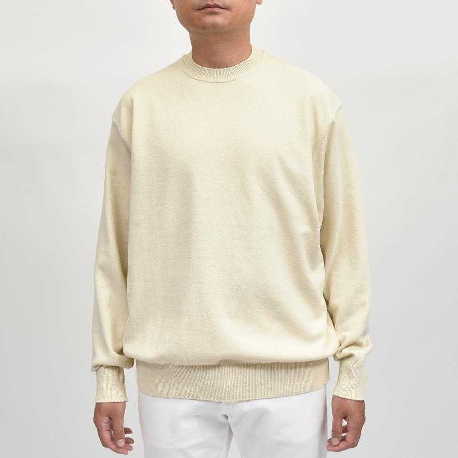 Yonetomi（ヨネトミ）WAVE COTTON KNIT PULLOVER ウェーブコットン