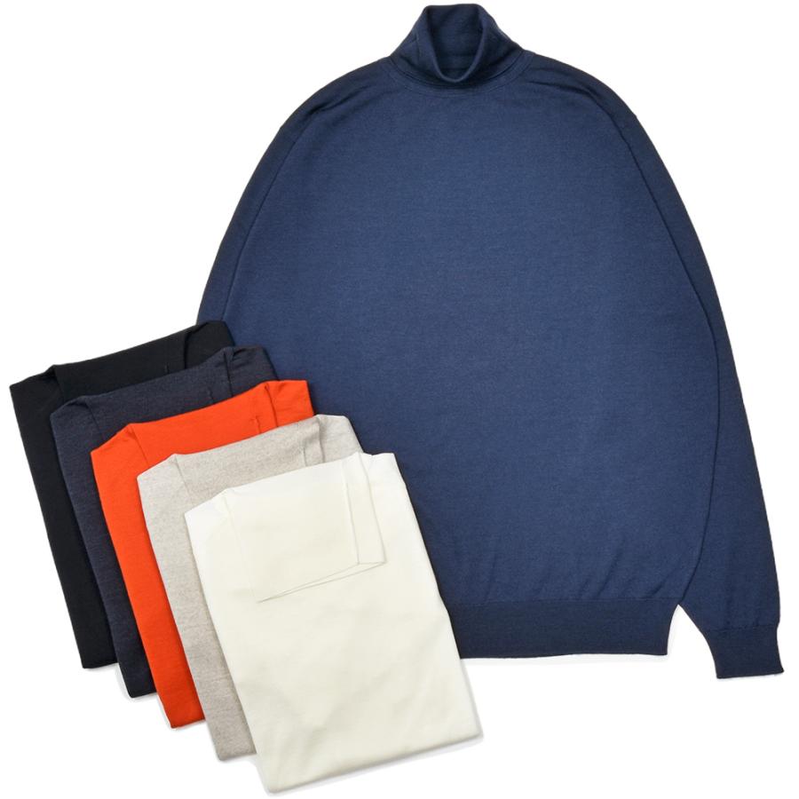 【新品】ジョンスメドレー 30G エクストラファインメリノ タートルネック JOHN SMEDLEY（ジョンスメドレー）｜JOHN SMEDLEY（ジョンスメドレー