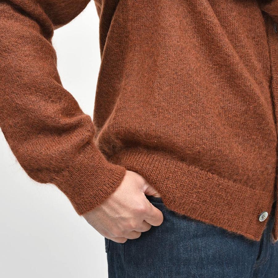 Yonetomi（ヨネトミ）SHAGGY MOHAIR C/D キッドモヘア ニット 