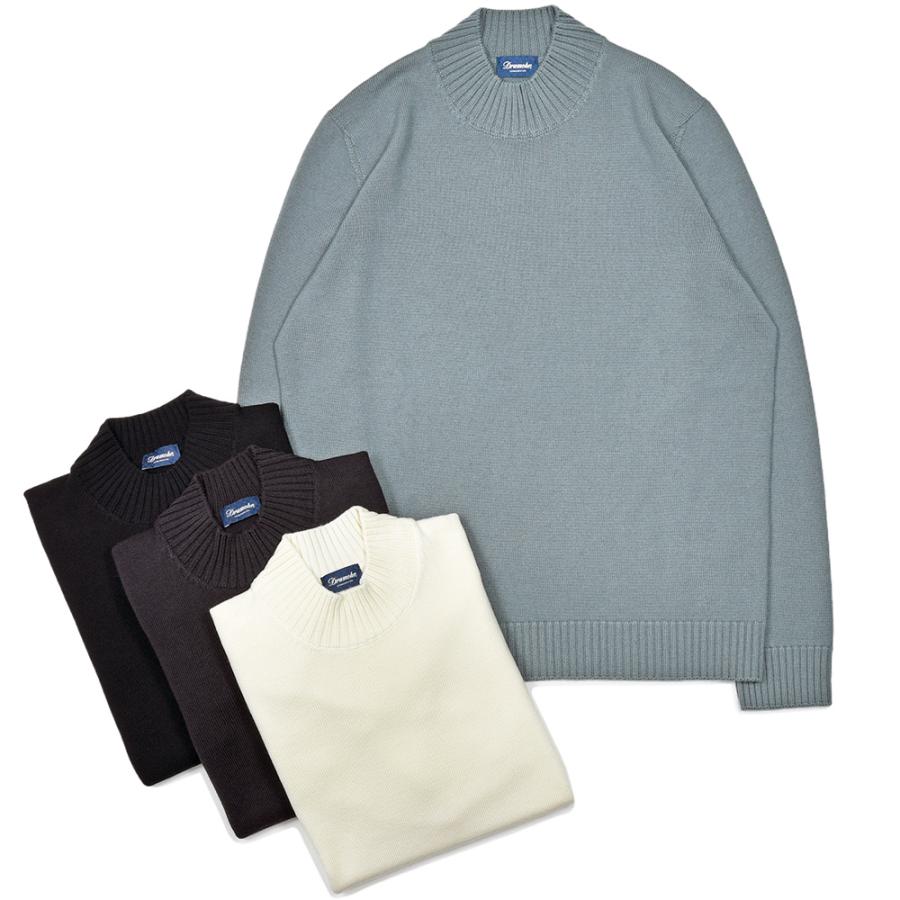 Drumohr（ドルモア）エクストラファインメリノウール 8ゲージ モック