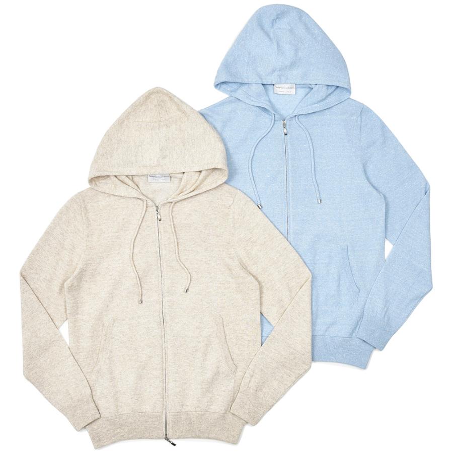 ニットパーカー settefili cashmere パーカー Settefili Cashmere セッテフィーリ カシミア Settefili Cashmere セッテフィーリ カシミア コットン ジップアップ ニットパーカー 36021001142