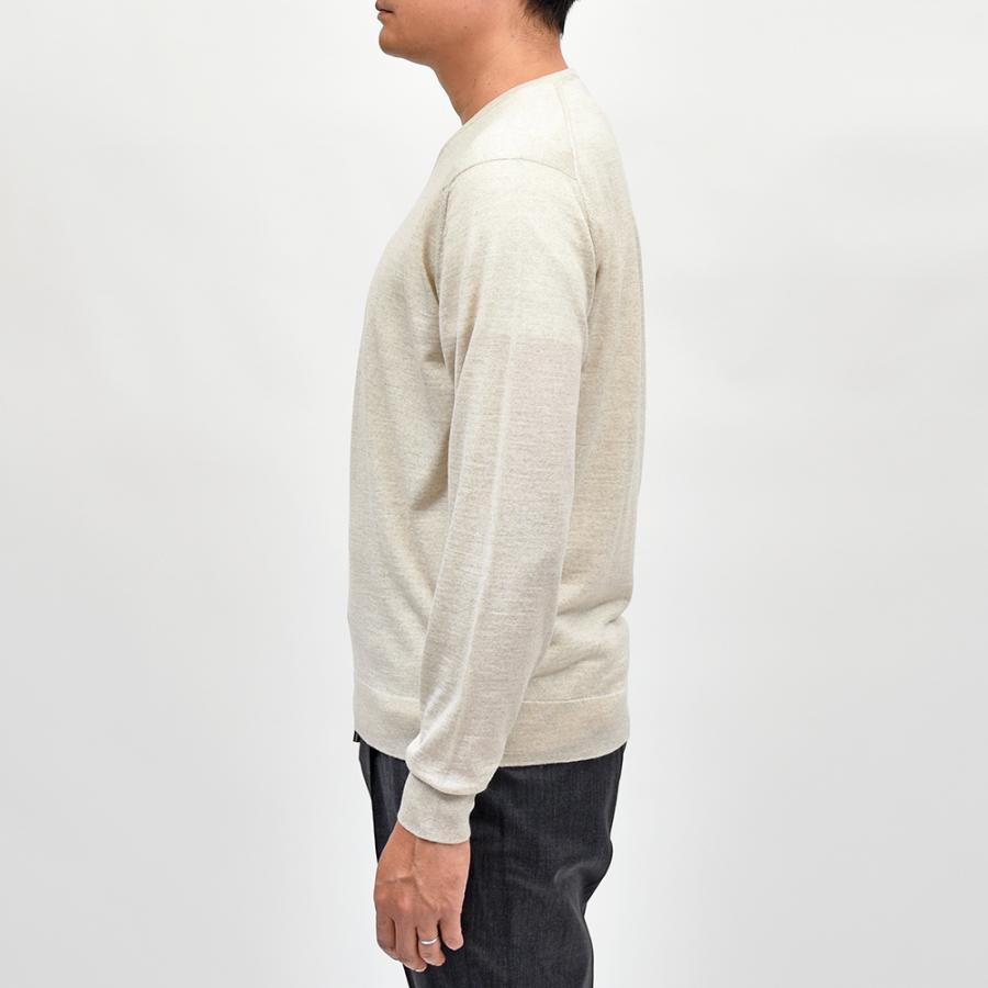 JOHN SMEDLEY（ジョンスメドレー）PACKHAM エクストラファインメリノウール 30ゲージ Vネックニット MODERN FIT |  | 03