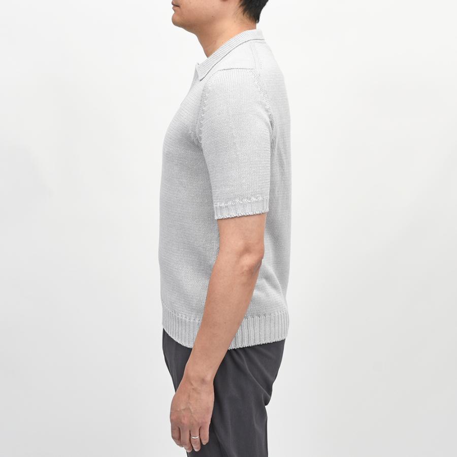 Settefili Cashmere（セッテフィーリ カシミア）リネンコットン スキッパーニットポロの画像