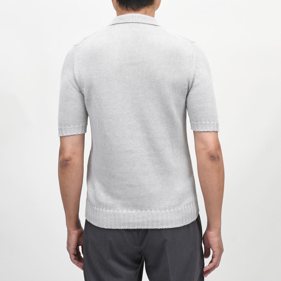 Settefili Cashmere（セッテフィーリ カシミア）リネンコットン スキッパーニットポロの画像
