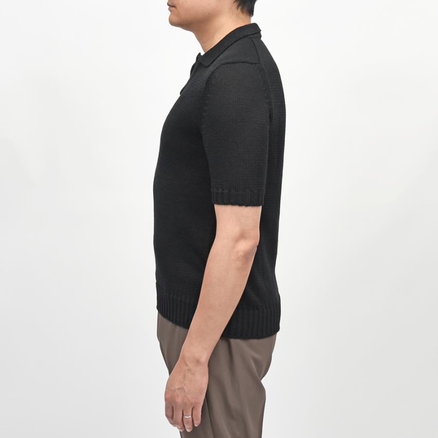 Settefili Cashmere（セッテフィーリ カシミア）リネンコットン スキッパーニットポロの画像