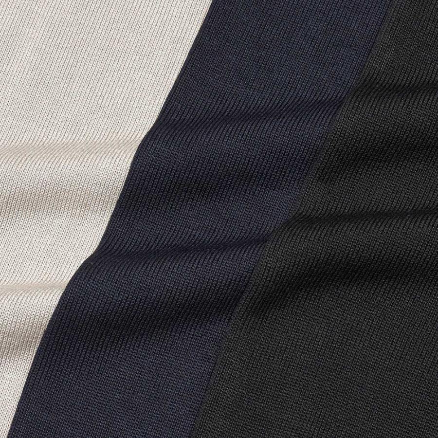 Yonetomi（ヨネトミ）SILK KNIT POLO シルク ハイゲージ ニットポロの画像