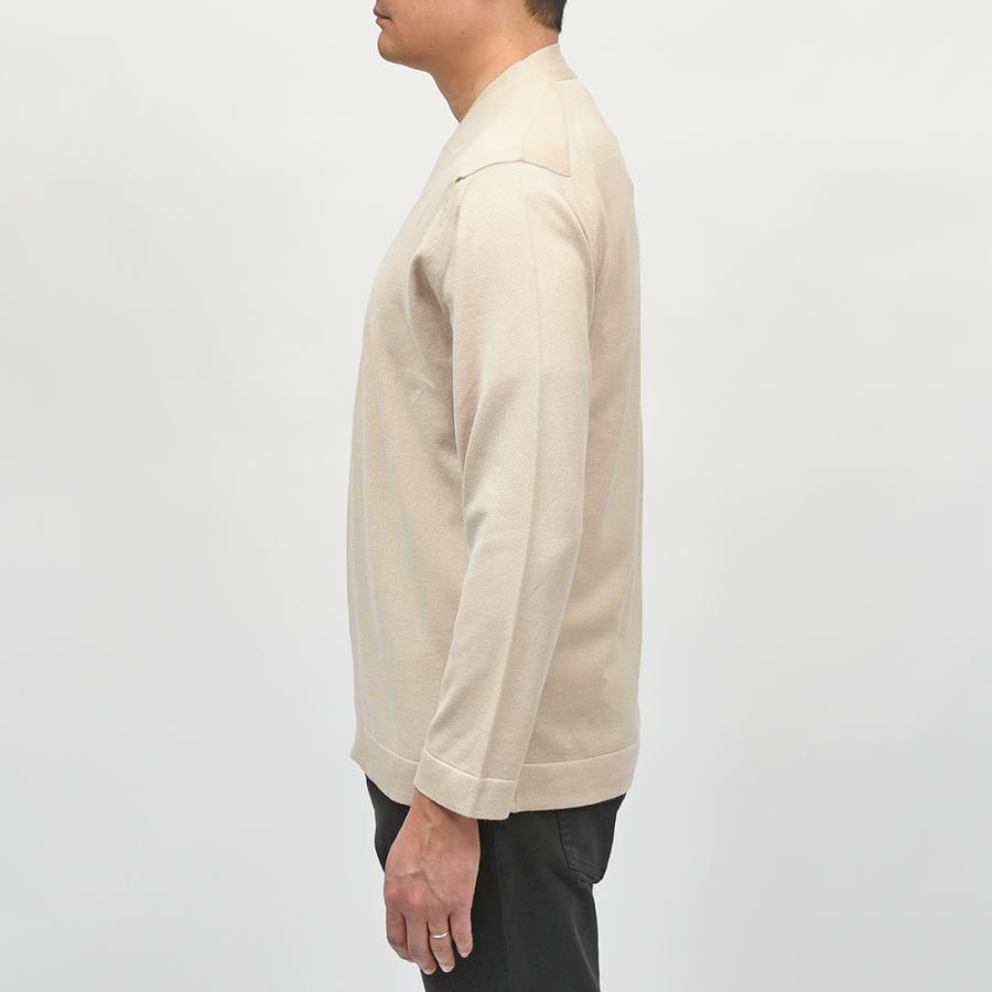 JOHN SMEDLEY（ジョンスメドレー）S4680 シーアイランドコットン 24ゲージ ボタンレス ニットカーディガンの画像