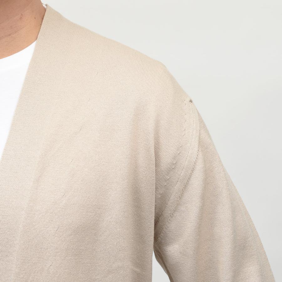 JOHN SMEDLEY（ジョンスメドレー）S4680 シーアイランドコットン 24ゲージ ボタンレス ニットカーディガンの画像