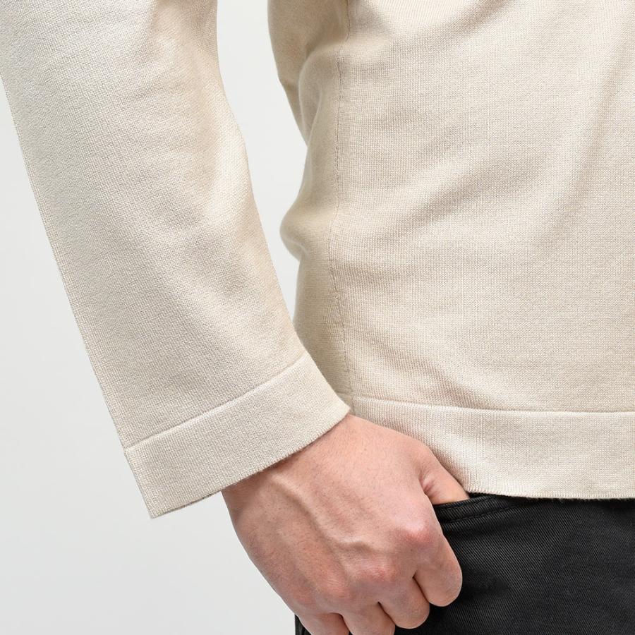 JOHN SMEDLEY（ジョンスメドレー）S4680 シーアイランドコットン 24ゲージ ボタンレス ニットカーディガンの画像