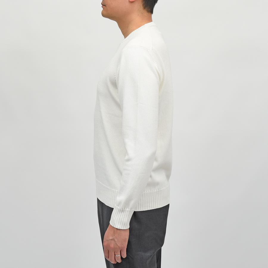 Drumohr（ドルモア）コットン 8ゲージ クルーネックニットの画像