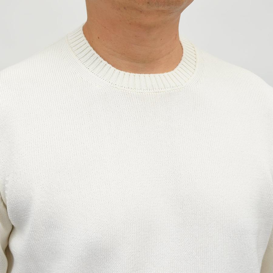 Drumohr（ドルモア）コットン 8ゲージ クルーネックニットの画像