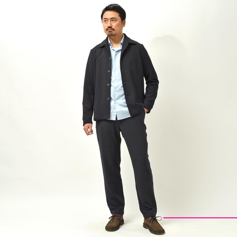 BARENA バレナ ポリエステル ウール ストレッチ ジャガード セットアップ対応 シャツジャケット |  | 01