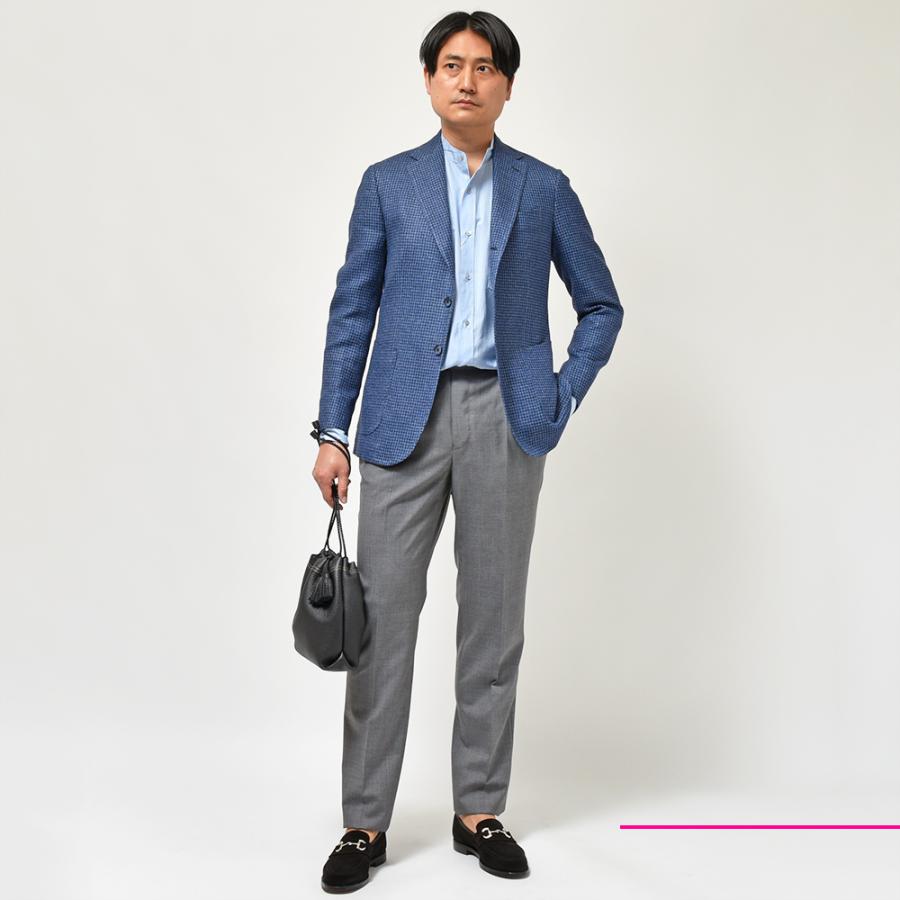 STILE LATINO スティレ ラティーノ VINCENZO ウール リネン ハウンド 