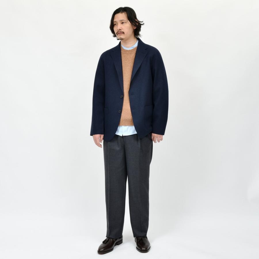 garoh ガロウ jacket02 ウール カシミア フランネル 2Bジャケットの画像