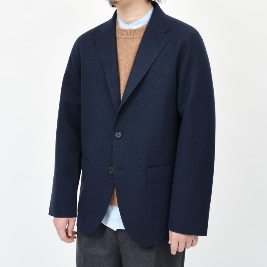 garoh ガロウ jacket02 ウール カシミア フランネル 2Bジャケットの画像