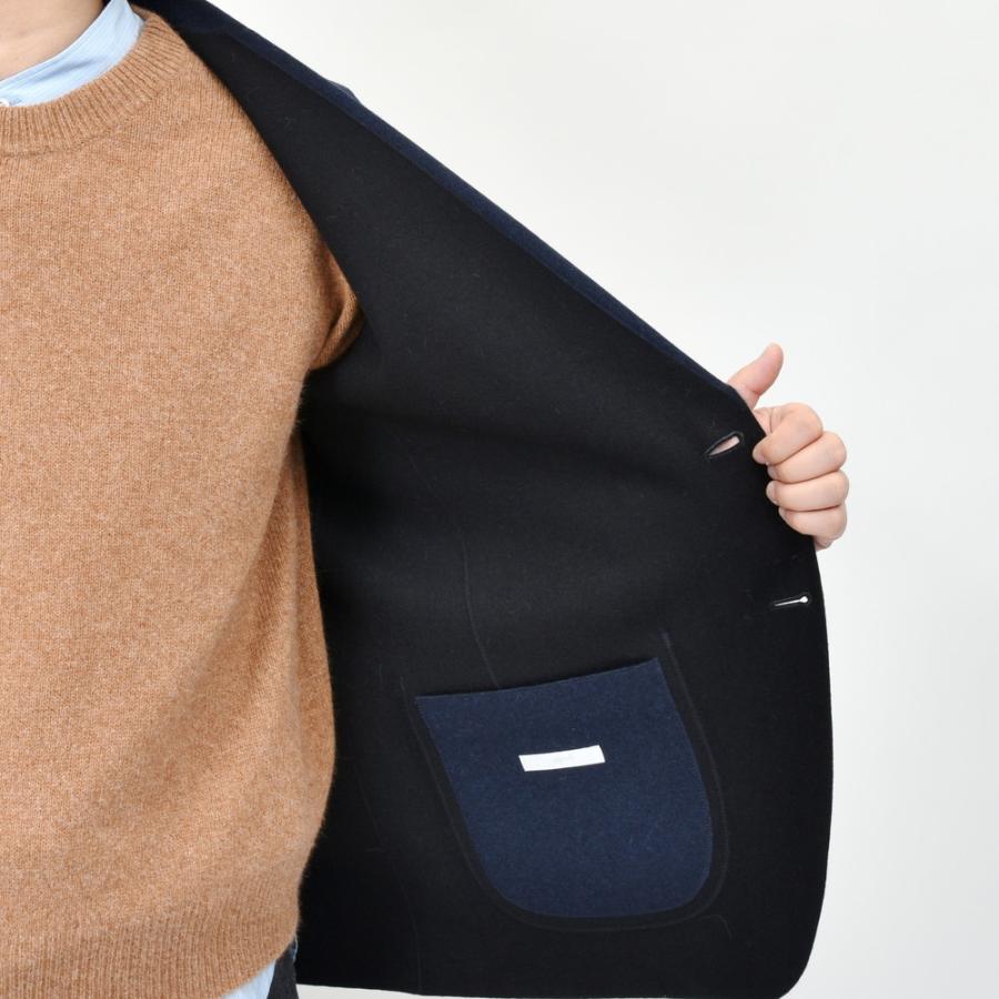 garoh ガロウ jacket02 ウール カシミア フランネル 2Bジャケットの画像