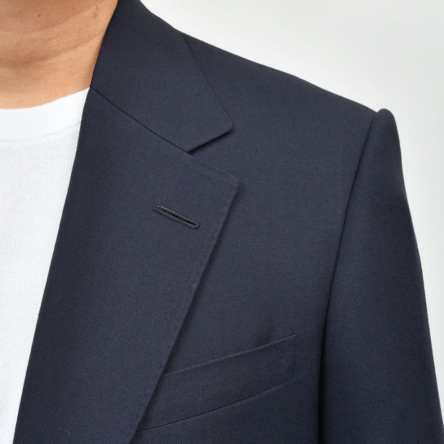Fumiya Hirano LONDON フミヤヒラノロンドン SMITH WOOLLEN ウール トロピカル セットアップ対応 チェンジポケット メタルボタン シングル2Bジャケットの画像