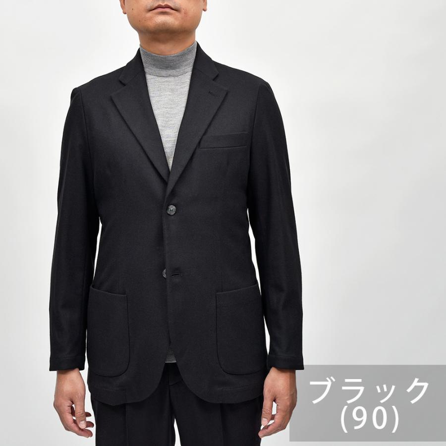 giabsarchivio（ジャブスアルキヴィオ）STROZZI/L ウォッシャブルウール ライトフランネル セットアップ対応 シングルジャケット A7072Uの画像