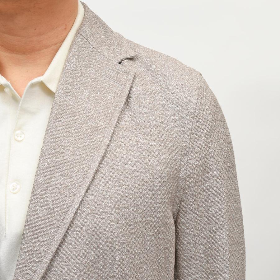 CIRCOLO 1901（チルコロ1901）S.JACKET リネンコットン ストレッチ メランジ シングルシャツジャケットの画像