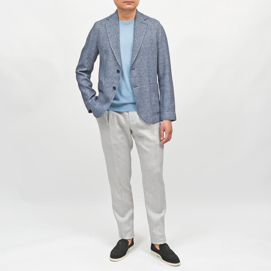 CIRCOLO 1901（チルコロ1901）S.JACKET リネンコットン ストレッチ メランジ シングルシャツジャケットの画像