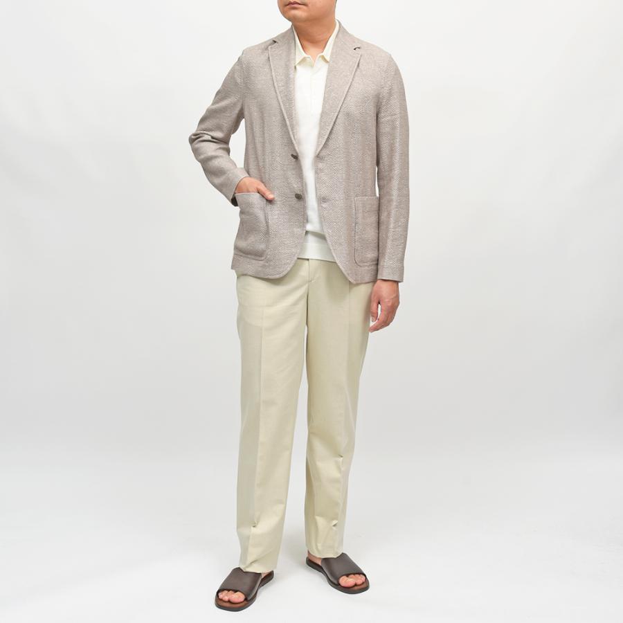 CIRCOLO 1901（チルコロ1901）S.JACKET リネンコットン ストレッチ メランジ シングルシャツジャケットの画像