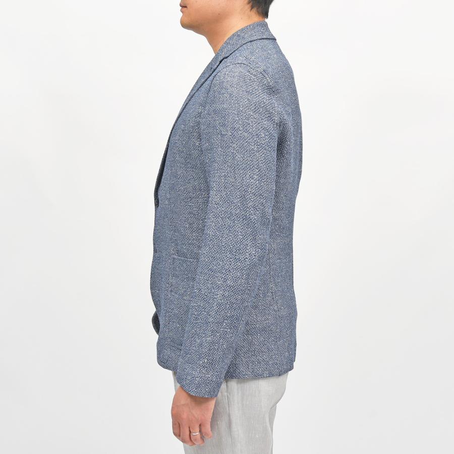 CIRCOLO 1901（チルコロ1901）S.JACKET リネンコットン ストレッチ メランジ シングルシャツジャケットの画像