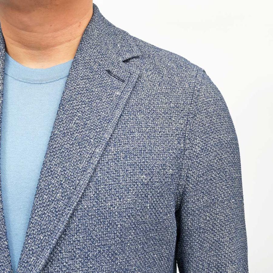 CIRCOLO 1901（チルコロ1901）S.JACKET リネンコットン ストレッチ メランジ シングルシャツジャケットの画像