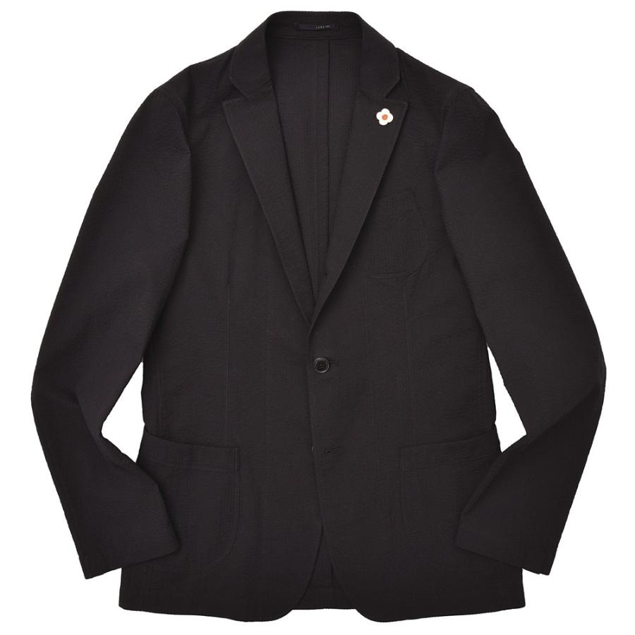 Lardini ラルディーニ コットン シアサッカー ソリッド シングル3bシャツジャケット Generalpico Gov Ar