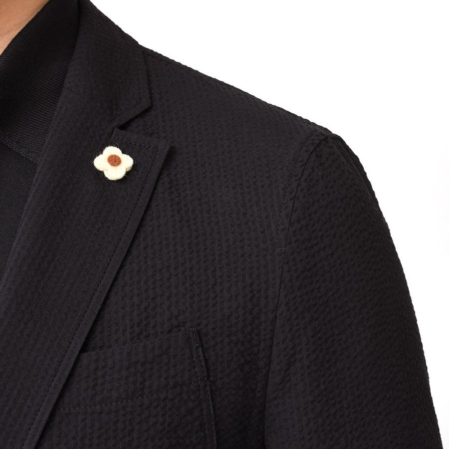 LARDINI（ラルディーニ）コットン シアサッカー ソリッド シングル3Bシャツジャケット |  | 07