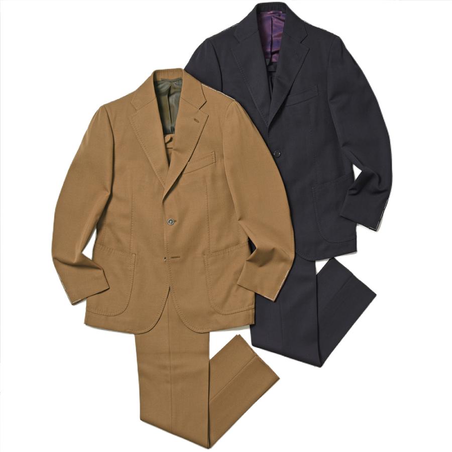 STILE LATINO スティレ ラティーノ CLAUDE ウール ギャバジン 1プリーツ サイドアジャスター シングル2Bスーツ | 