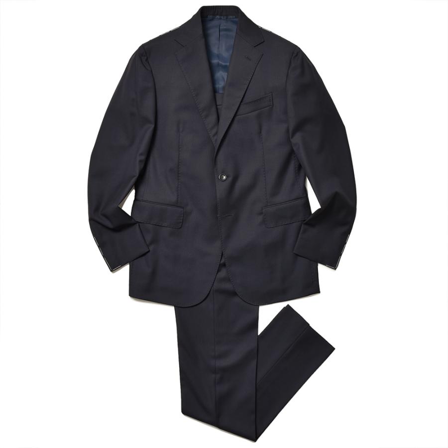 STILE LATINO スティレ ラティーノ ヴァージンウール サキソニー 1プリーツ シングル3Bスーツ VINCENZO | 