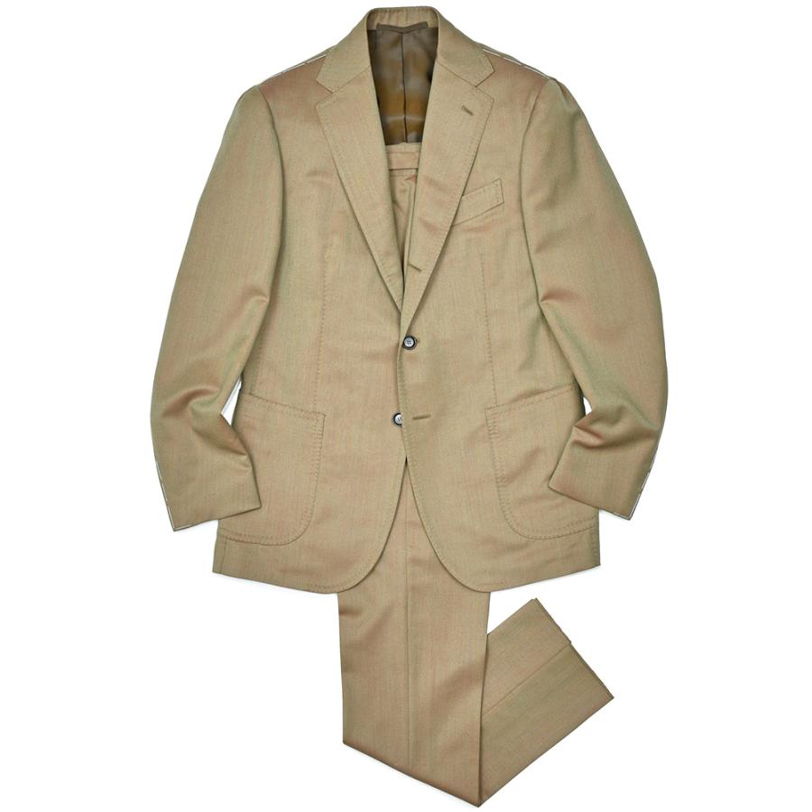 STILE LATINO スティレ ラティーノ VINCENZO ヴァージンウール コットン ソラーロ サイドアジャスター 1プリーツ シングル3Bスーツ | 