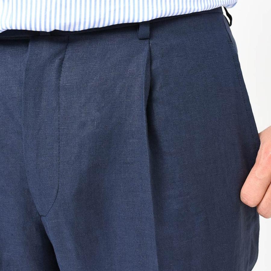 Stile Latino（スティレ ラティーノ）リネン ソリッド 1プリーツ シングル3Bスーツ |  | 14