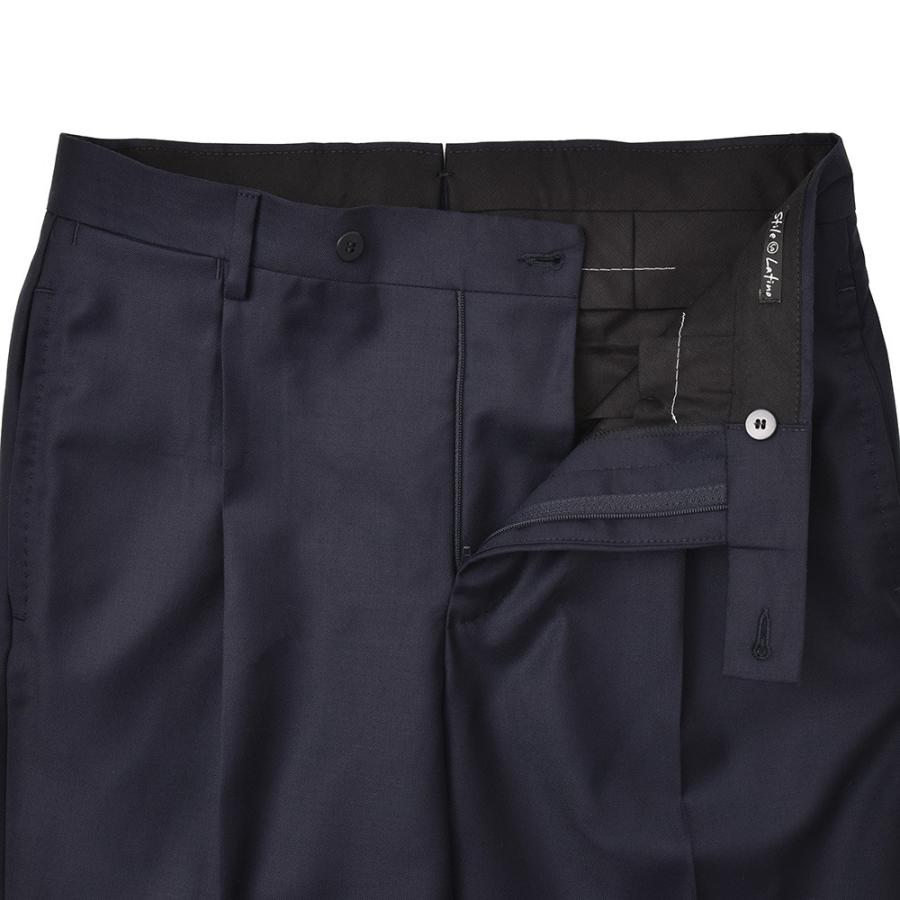 Stile Latino（スティレ ラティーノ）ウール ツイル 1プリーツ ダブル6Bスーツ |  | 03