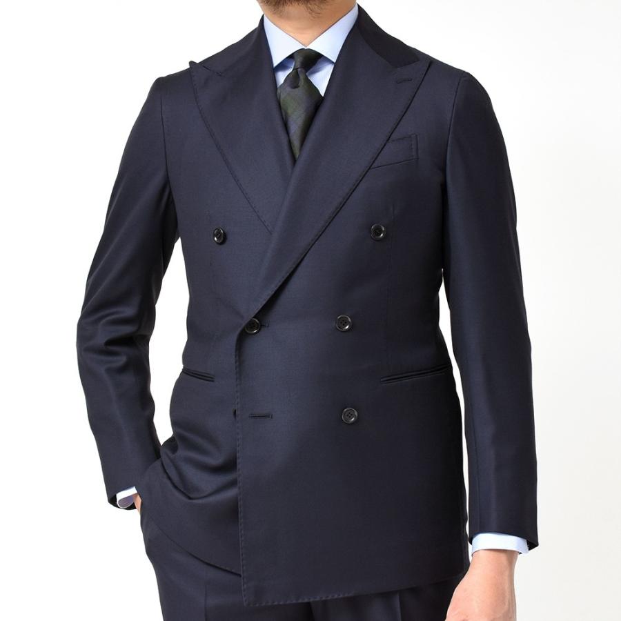 Stile Latino（スティレ ラティーノ）ウール ツイル 1プリーツ ダブル6Bスーツ |  | 05