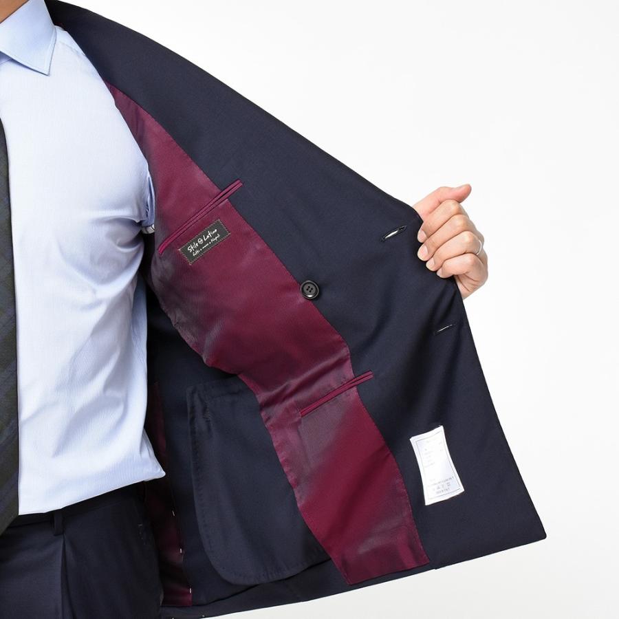 Stile Latino（スティレ ラティーノ）ウール ツイル 1プリーツ ダブル6Bスーツ |  | 08