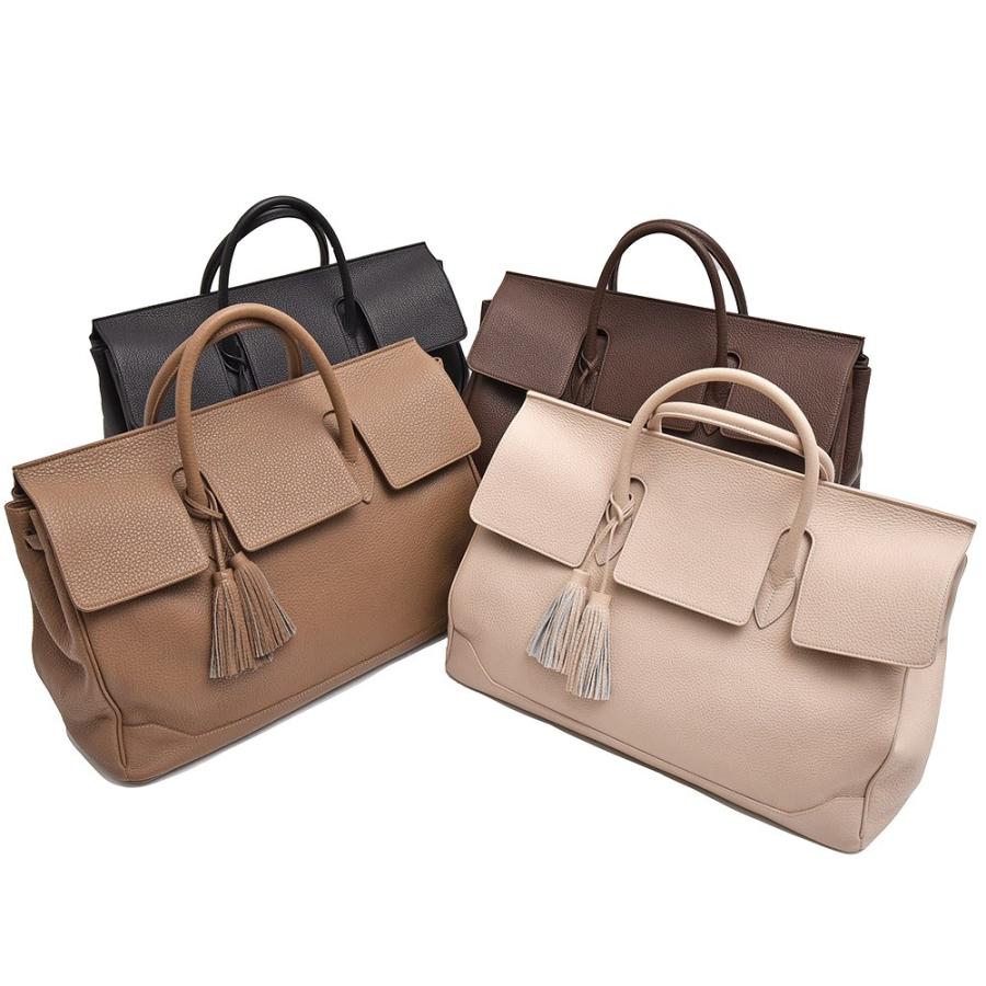 ACATE アカーテ OSTRO-M シュリンクレザー フラップ ボストンバッグ