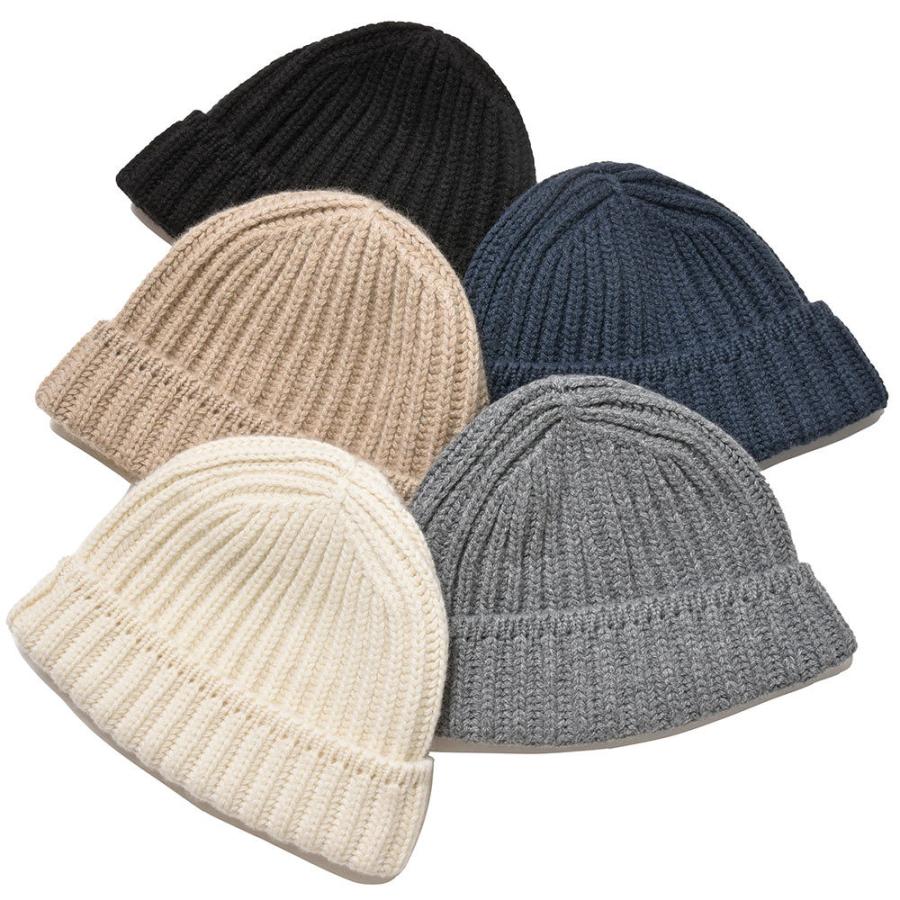 Settefili Cashmere セッテフィーリ カシミア カシミヤ リブ ビーニー ニットキャップ | 