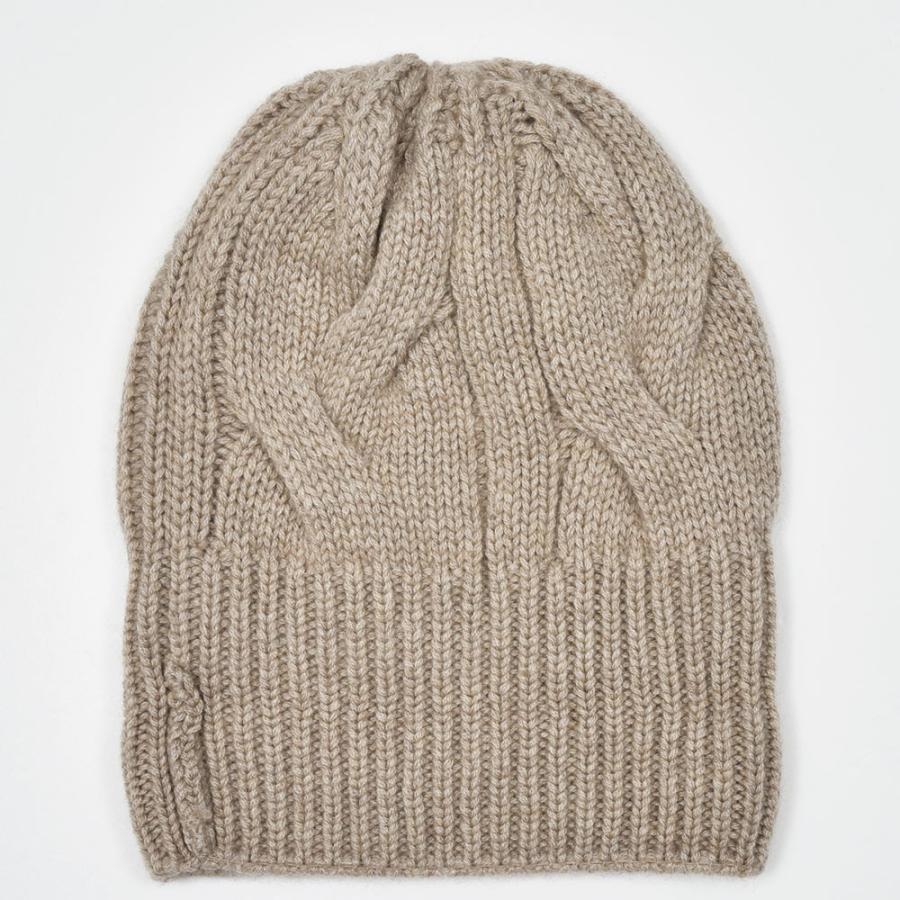 Settefili Cashmere（セッテフィーリ カシミア）カシミヤ ケーブル ビーニー ニットキャップ |  | 03