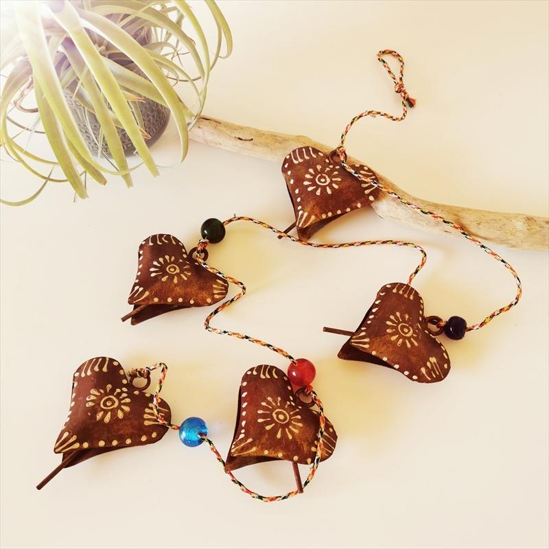 エスニック ハンドメイド オーナメント ベル インド 民族 雑貨