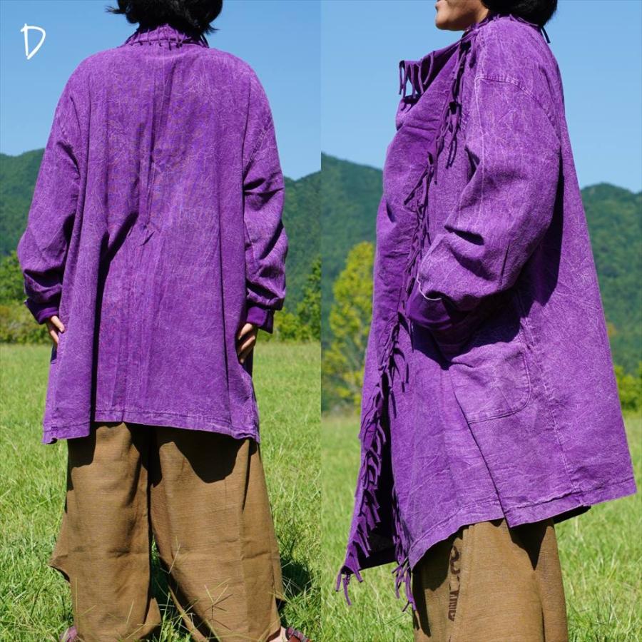 エスニック コットン ジプシー ジャケット 6color ストーンウォッシュ