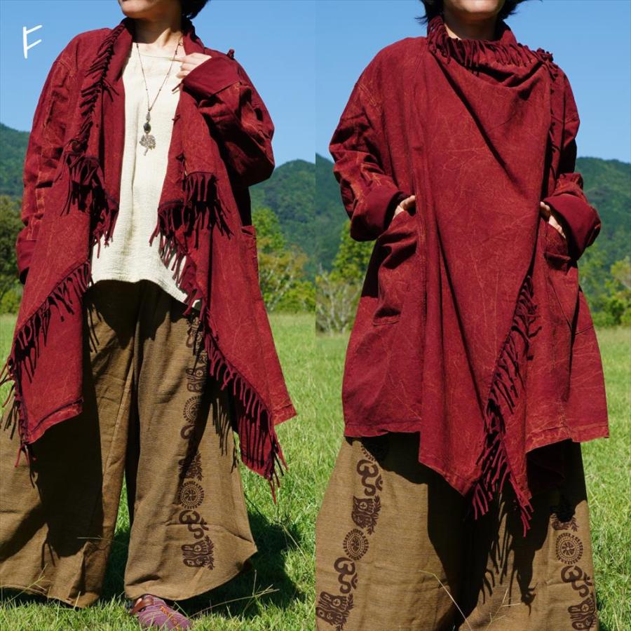 エスニック コットン ジプシー ジャケット 6color ストーンウォッシュ