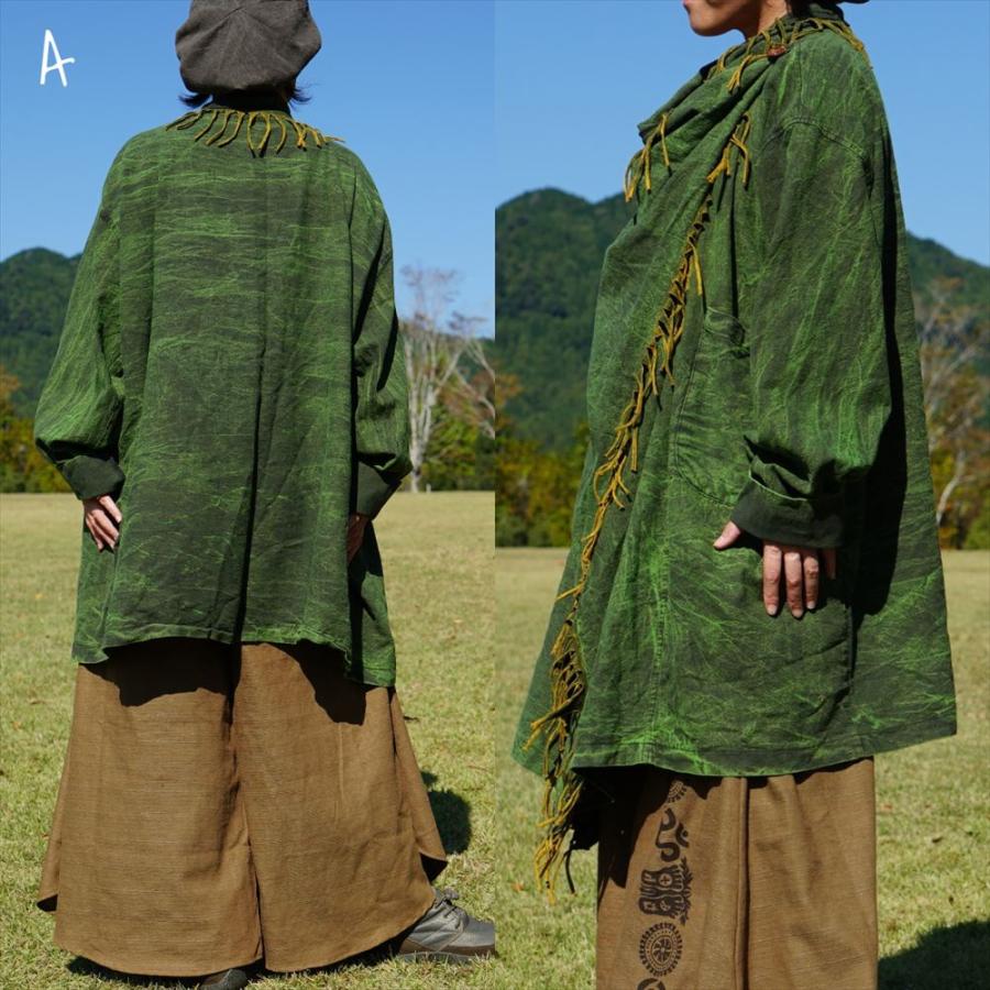 エスニック コットン ジプシー ジャケット 6color ストーンウォッシュ
